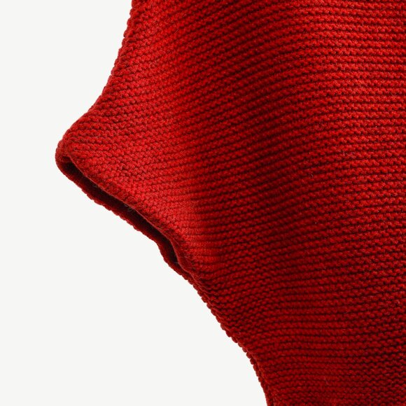 Lida Baday Red Knit Dolman-Sleeve Sweater - Picture 5 of 7